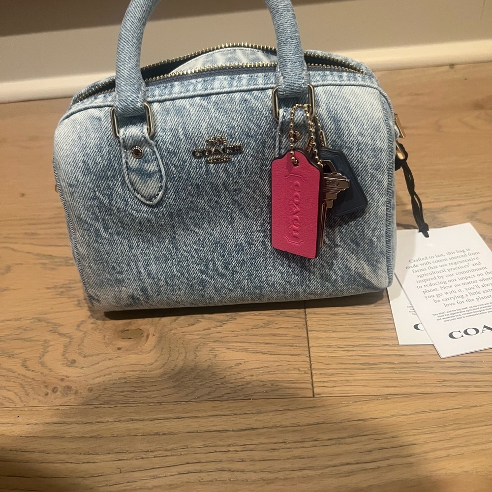 Coach Loved denim mini Rowan